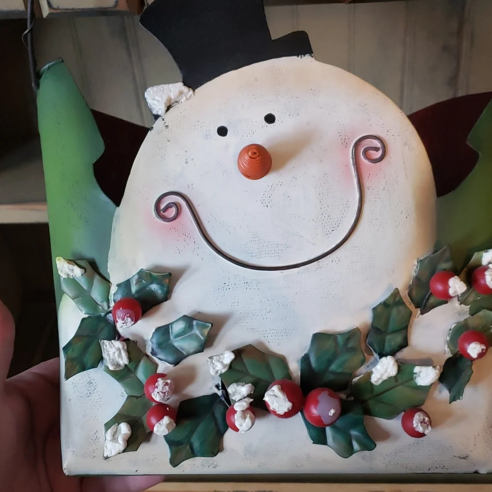 Snowman hanging card holder - Picture 6 of 6